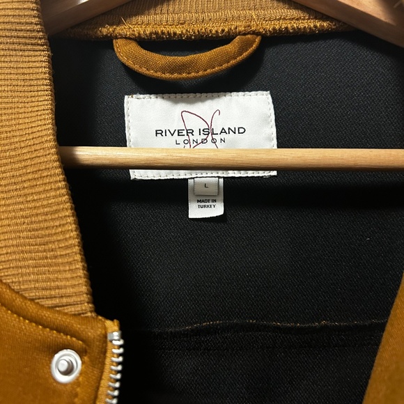 River Island Stylistic Cropped Jacket Sz L - Picture 2 of 4